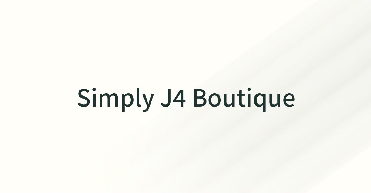 Simply J4 Boutique: Switching From TikTok To Shopify Made Easy With Kintsugi 