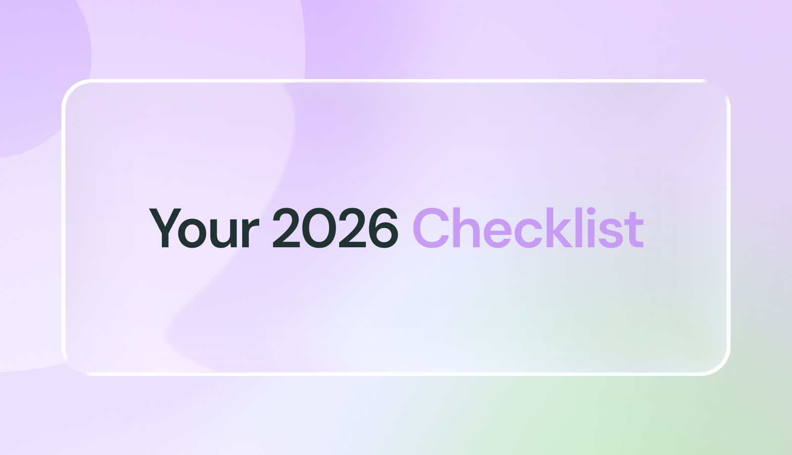 Start the Year Right: Your 2026 Sales Tax Compliance Checklist